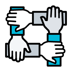 Case for OER@2x four hands placed on another persons hand